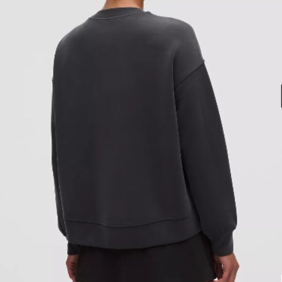 Lululemon Softstreme Oversized Crewneck Sweater size 18 in Black - EUC - Picture 8 of 8